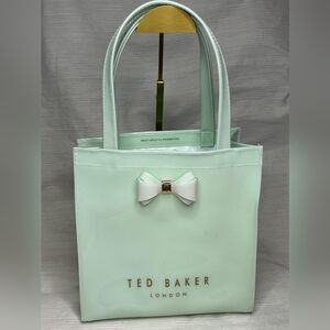 Ted Baker Pastel Green Tote with Bow Accent